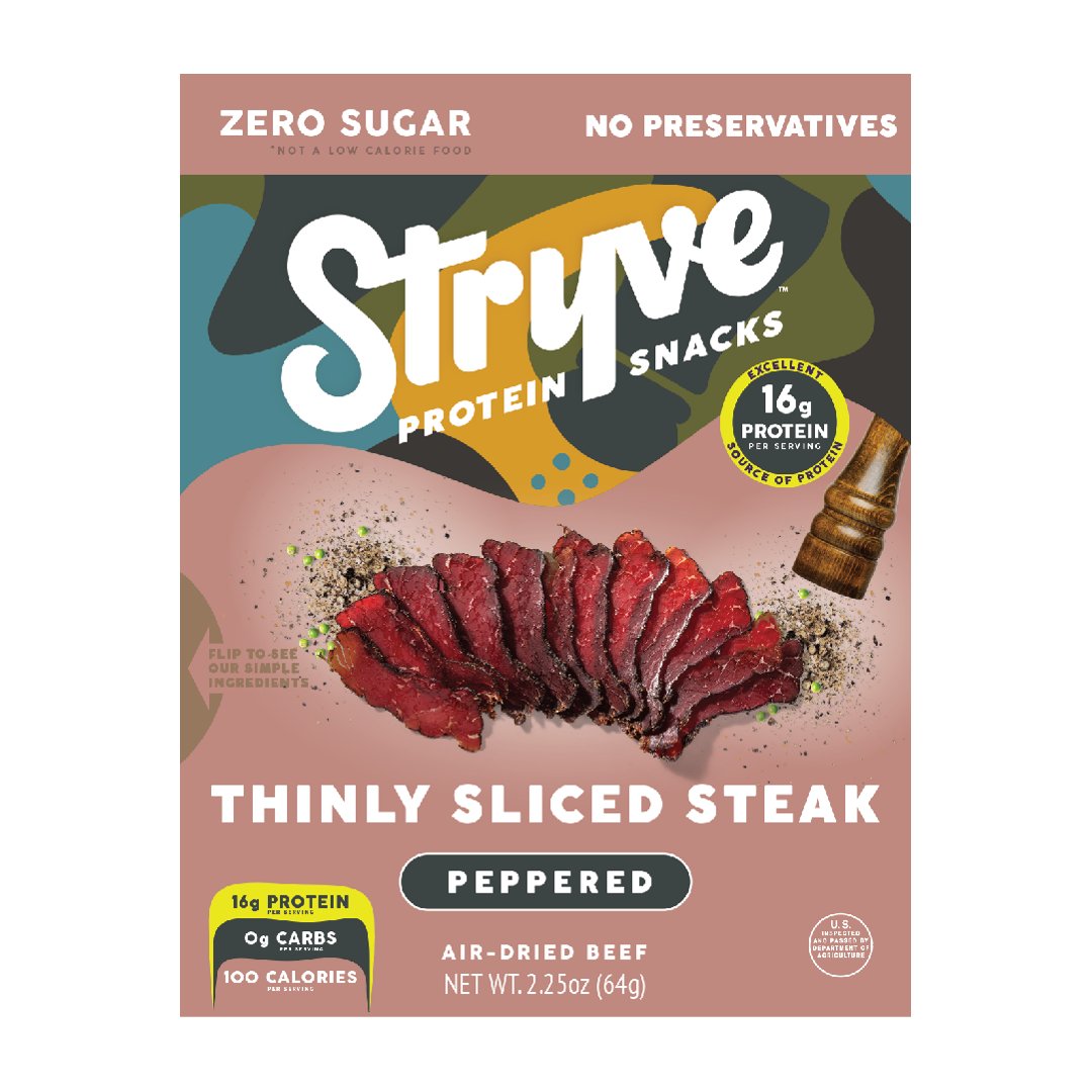 Stryve Peppered Beef Biltong Jerky Shop Jerky at HEB