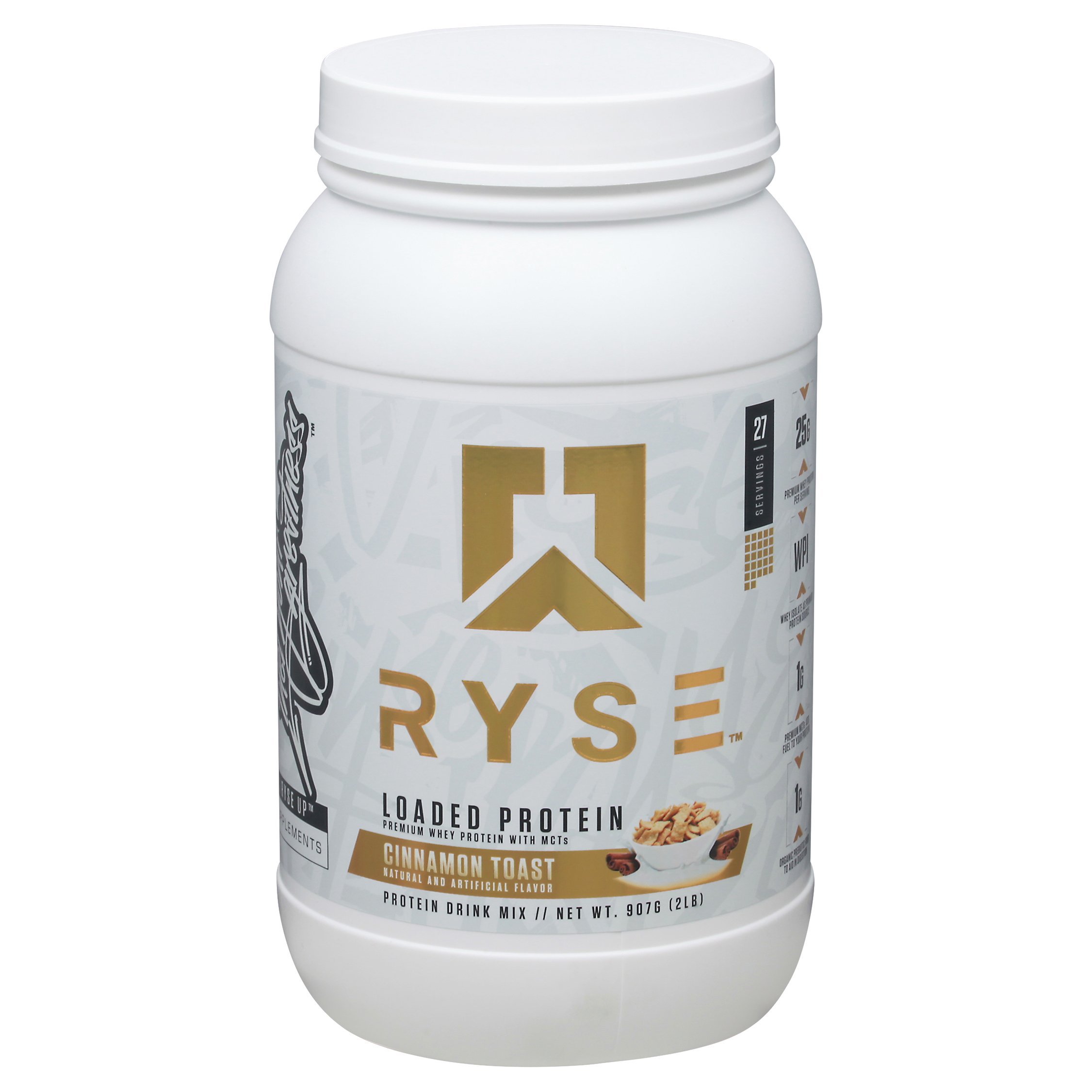 Ryse Loaded Protein Premium Whey with MCTs Cinnamon Toast