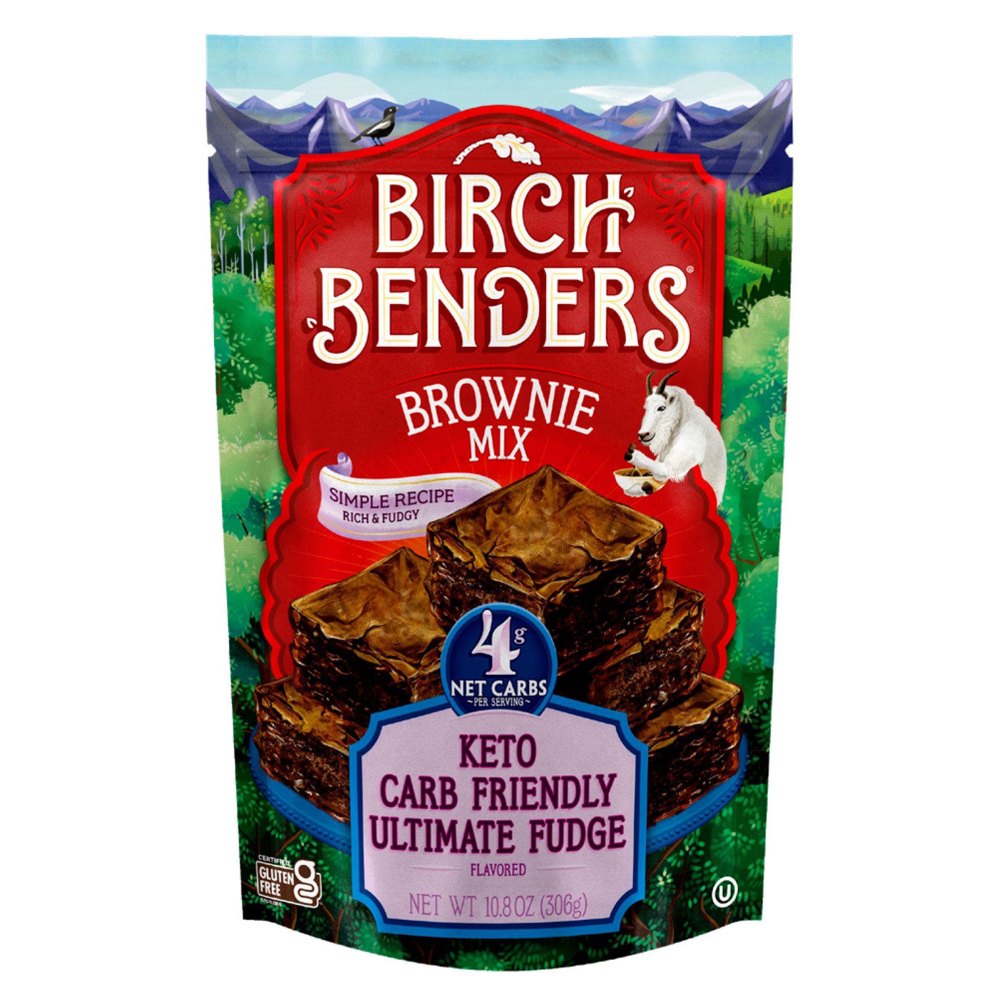 Birch Benders Keto Ultimate Fudge Brownie Mix Shop Baking mixes at HEB