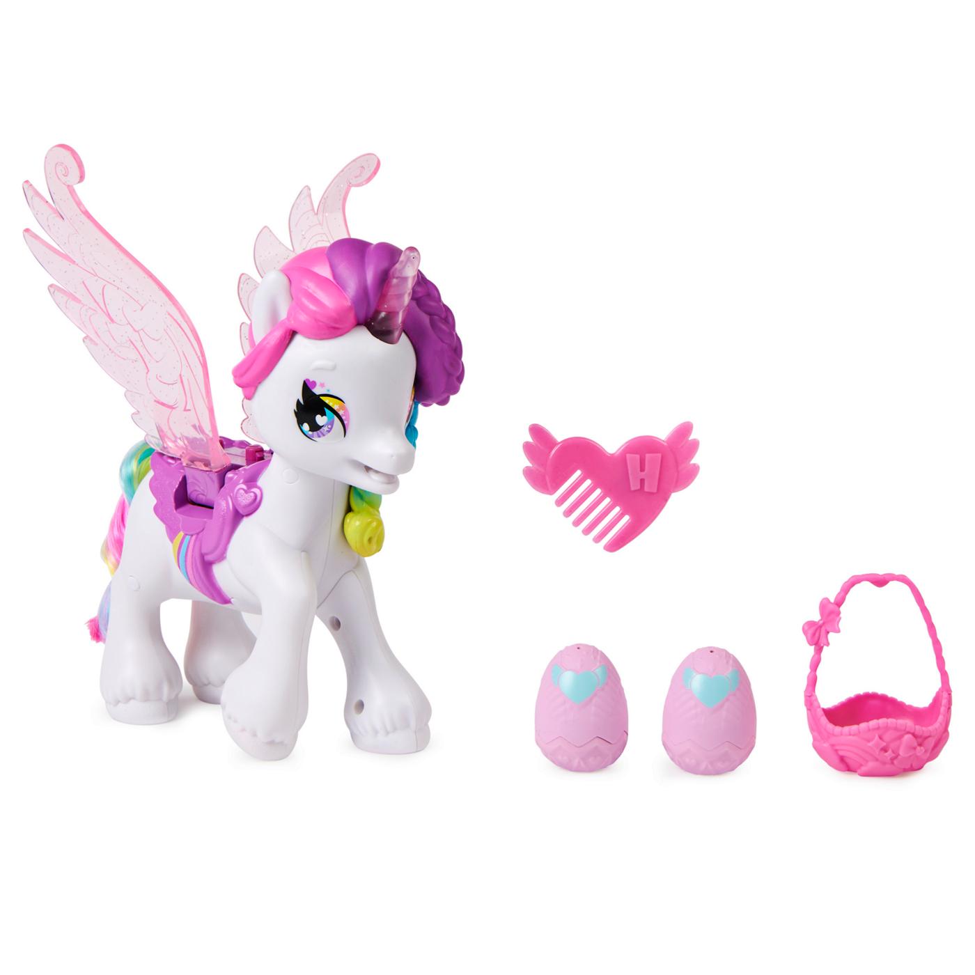 Hatchimals CollEGGtibles Interactive Hatchicorn Unicorn with Flapping Wings; image 1 of 3