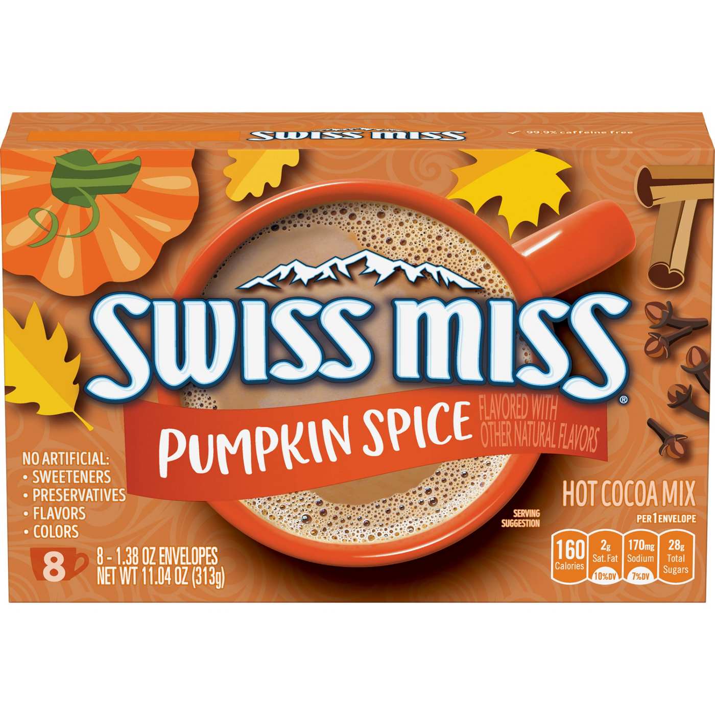 Swiss Miss Pumpkin Spice Hot Cocoa Mix; image 1 of 8