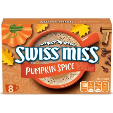 Swiss Miss Pumpkin Spice Hot Cocoa Mix, 8 ct