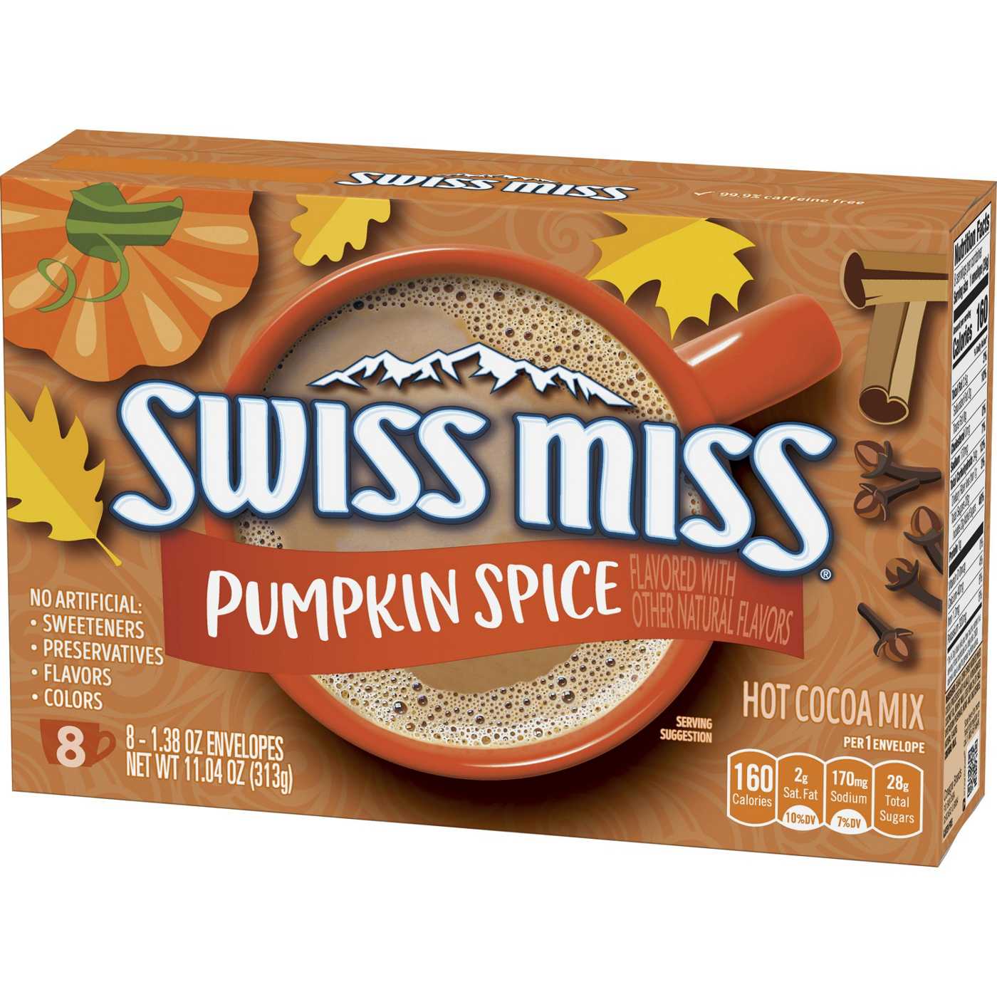 Swiss Miss Pumpkin Spice Hot Cocoa Mix; image 6 of 8