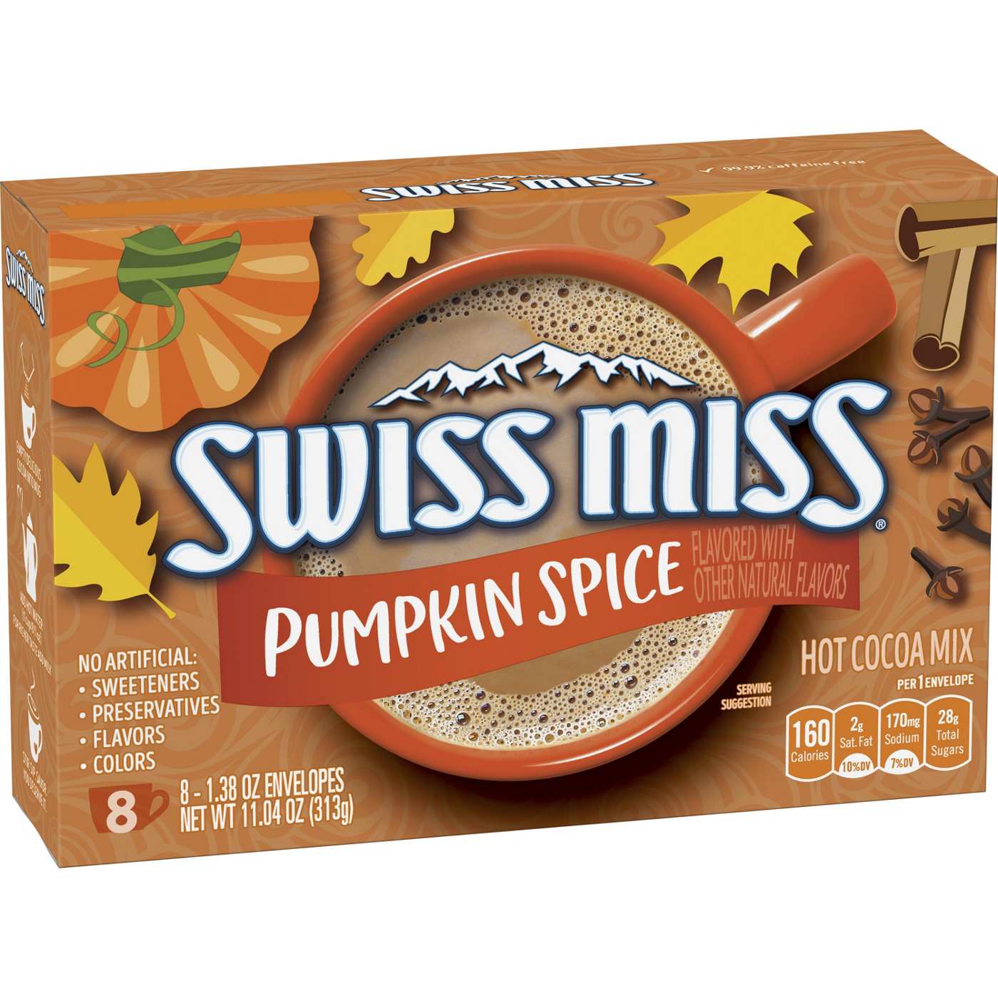 Swiss Miss Pumpkin Spice Hot Cocoa Mix; image 7 of 8