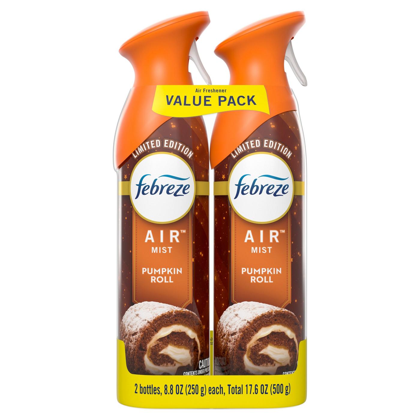 Febreze Air Mist Odor-Fighting Aerosol Air Freshener - Pumpkin Roll Aerosol; image 2 of 3