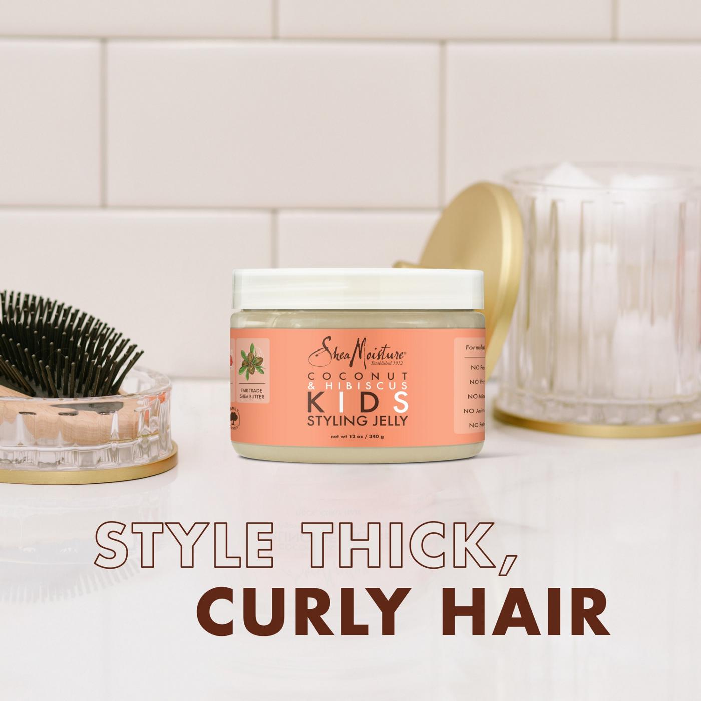 SheaMoisture Kids Styling Jelly - Coconut & Hibiscus; image 3 of 7