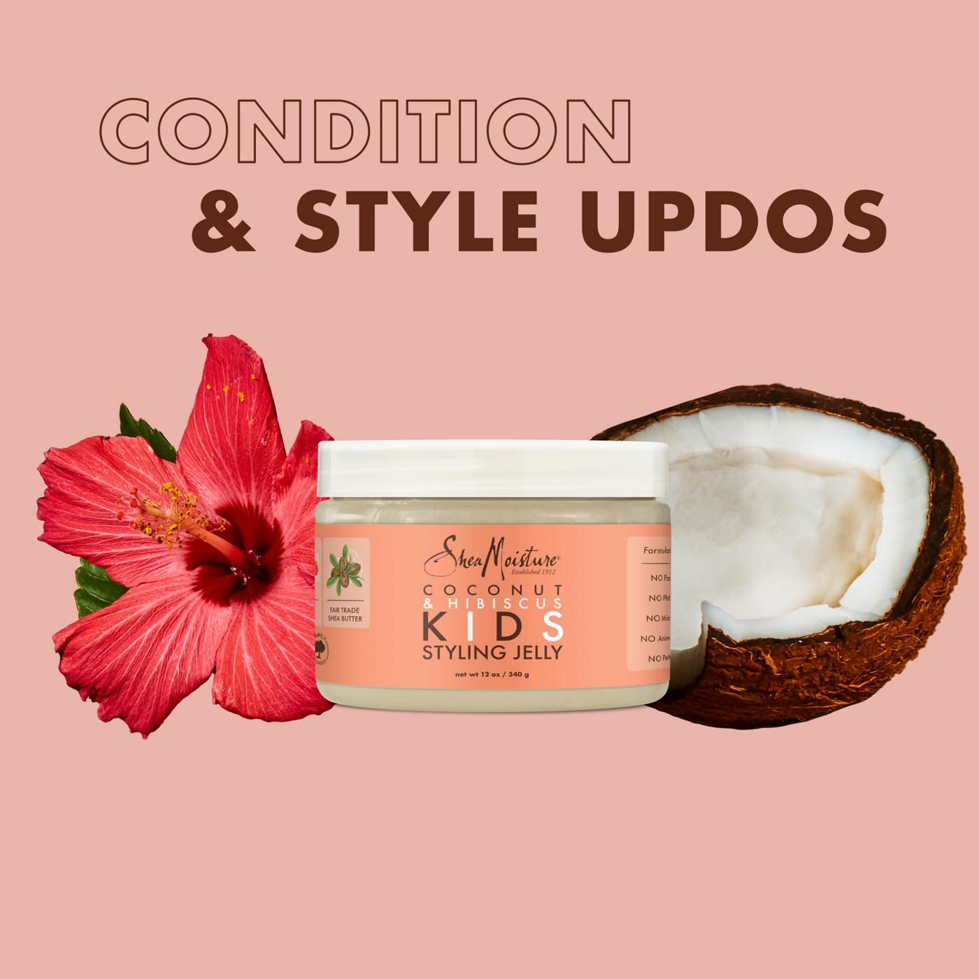 SheaMoisture Kids Styling Jelly - Coconut & Hibiscus; image 7 of 7