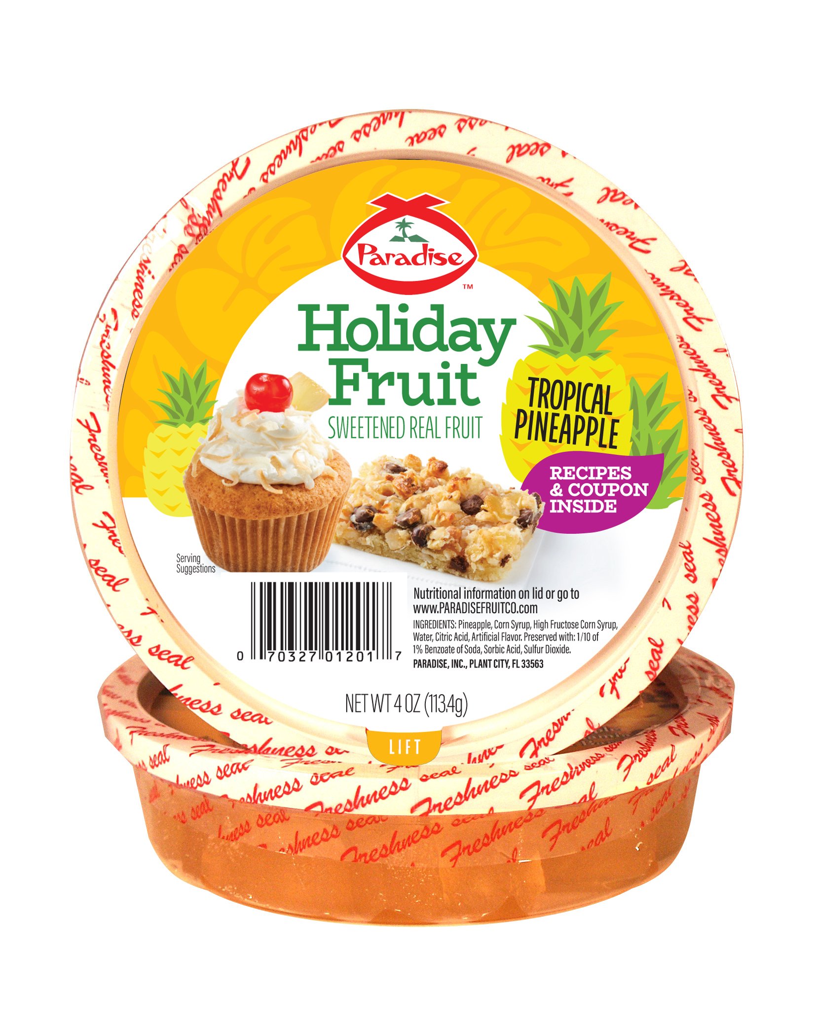 Paradise Candied Pineapple Wedges Shop Tropical & specialty at HEB