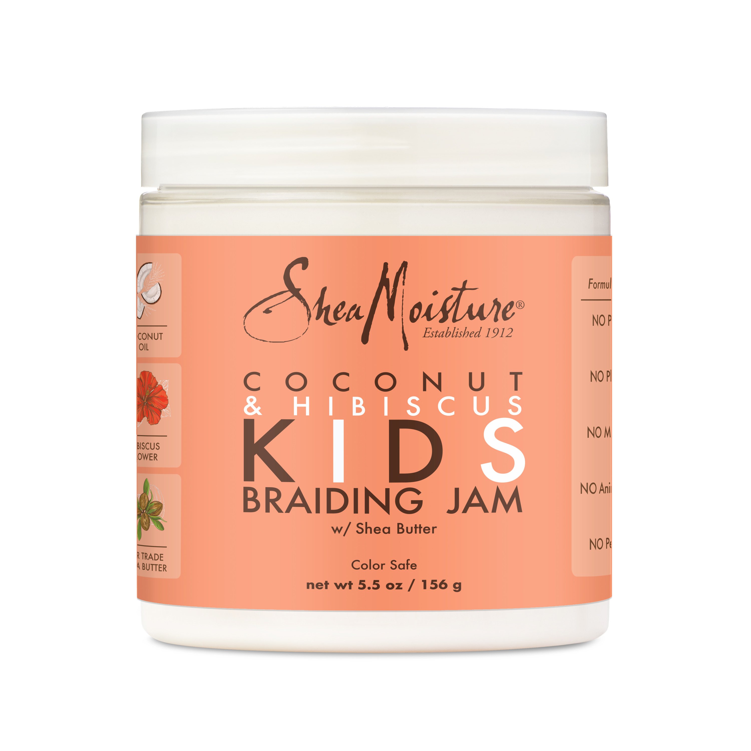 SheaMoisture Coconut and Hibiscus Braiding Jam Hair Gel - Shop Health &  Skin Care at H-E-B
