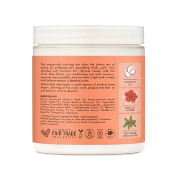 SheaMoisture Kids Braiding Jam - Coconut & Hibiscus, 5.5 oz
