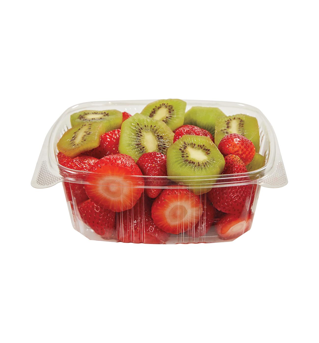 HEB Fresh Cut Strawberries & Kiwi Large Shop Berries & cherries