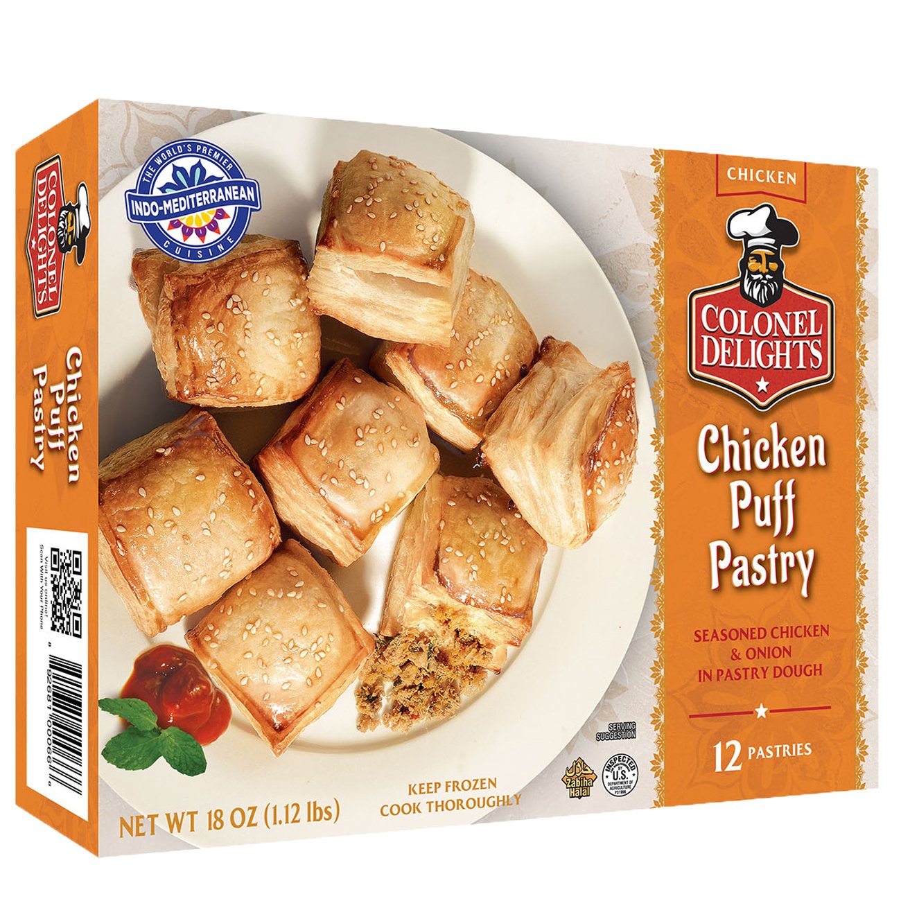 Colonel Kababz Chicken Puff Pastry Shop Entrees & sides at HEB