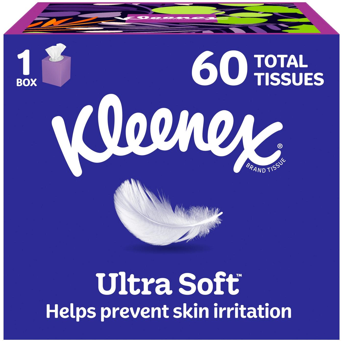 Kleenex Ultra Soft Facial Tissues Cube Box 3 Ply; image 1 of 8