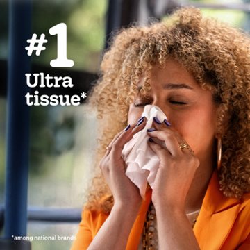 Kleenex Ultra Soft Facial Tissues Cube Box 3 Ply, 60 ct