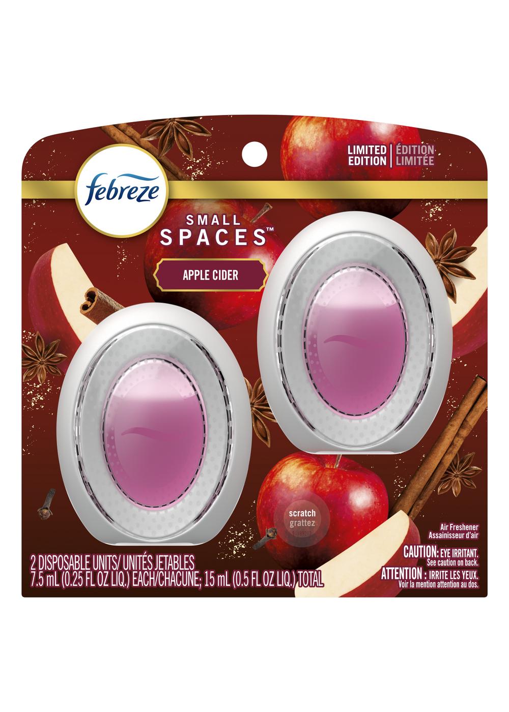 Febreze Odor Fighter Small Spaces Air Freshener Baked Cinnamon Apples