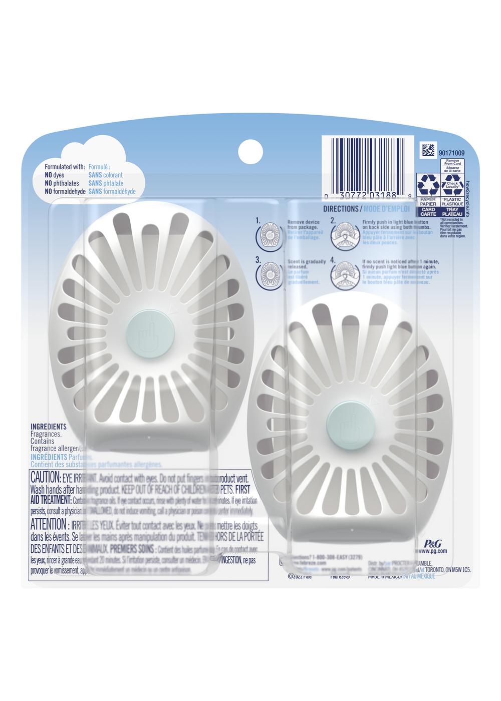 Febreze Odor Fighter Small Spaces Air Freshener Baked Cinnamon Apples