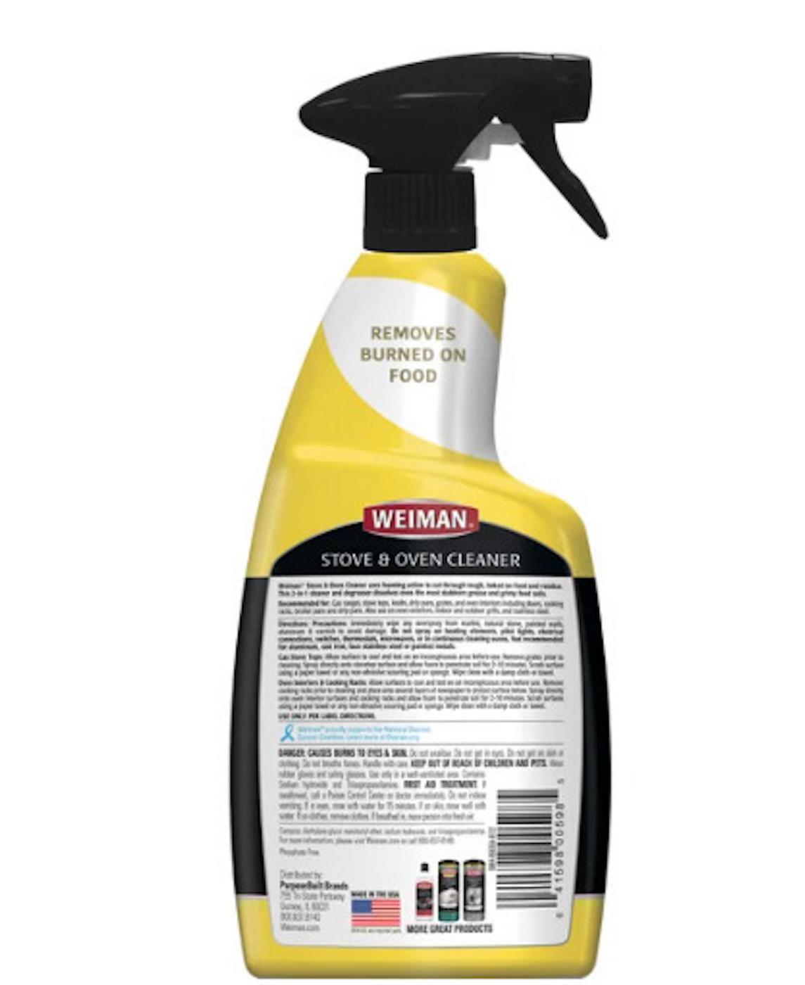 Weiman Heavy Duty Oven & Grill Cleaner Spray; image 3 of 8