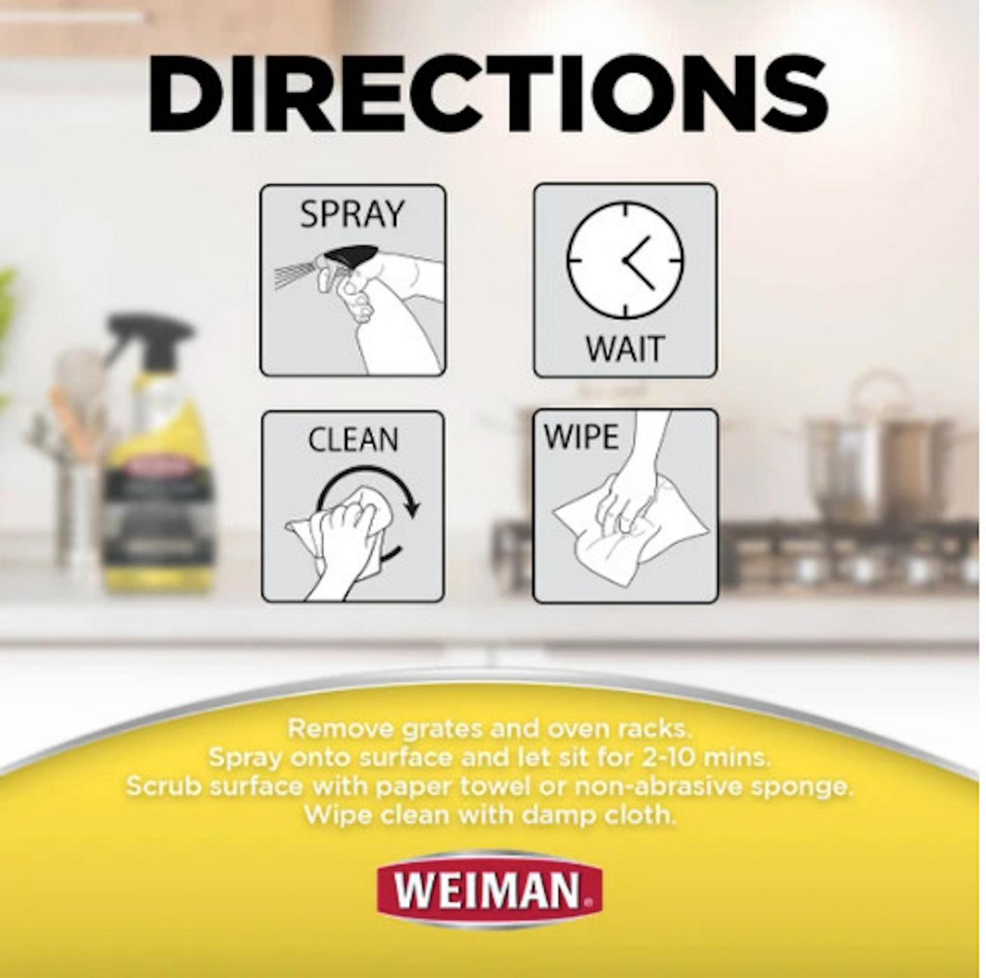 Weiman Heavy Duty Oven & Grill Cleaner Spray; image 6 of 8
