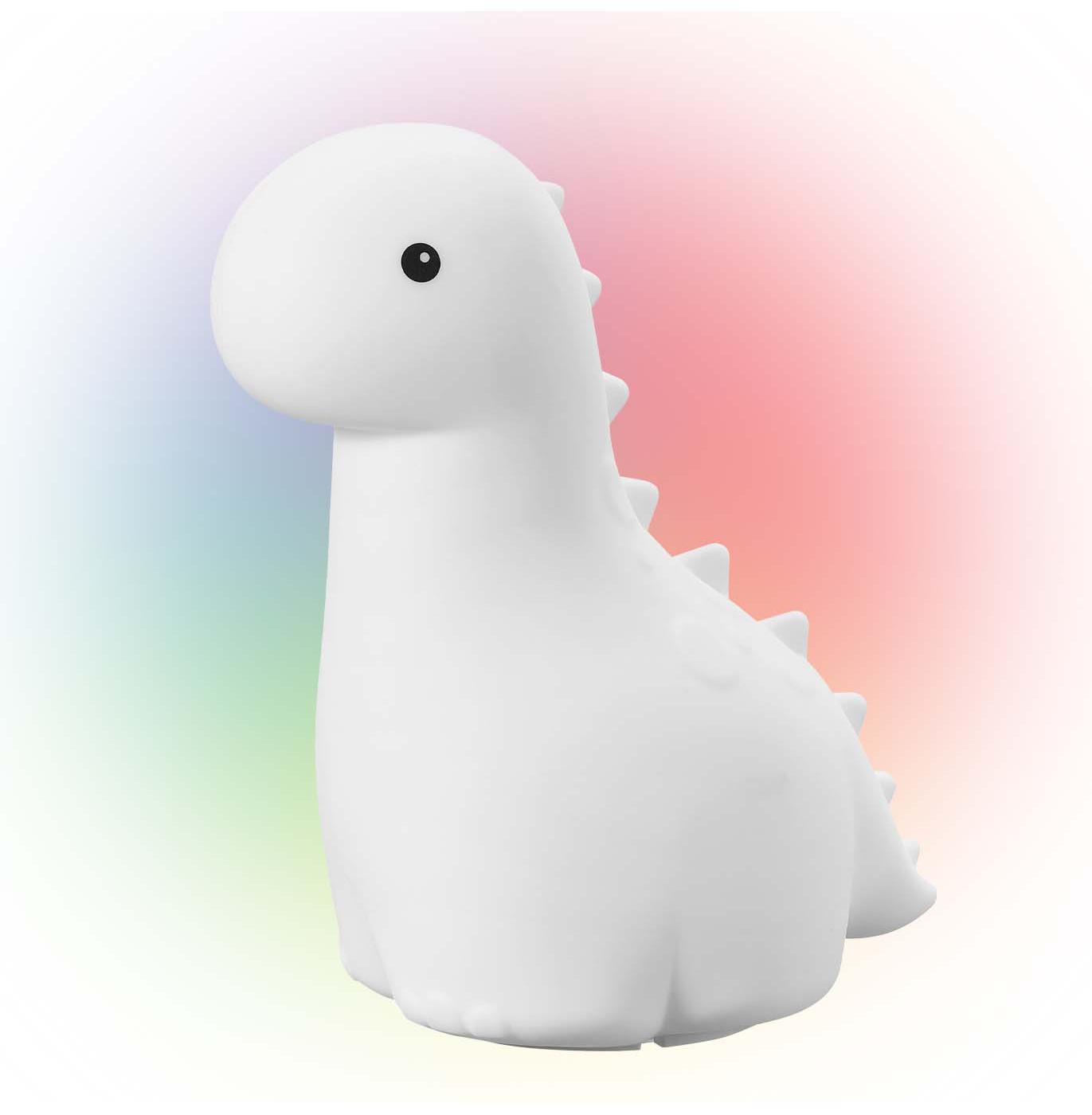 Globe Squish Billie Brontosaurus Silicone Color Changing Light; image 2 of 2