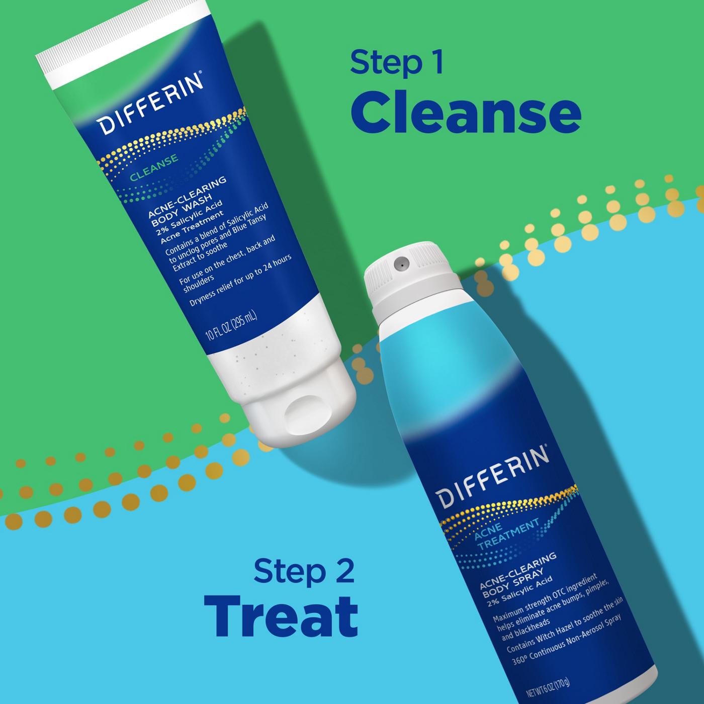 Differin Acne-Clearing Body Spray; image 2 of 3