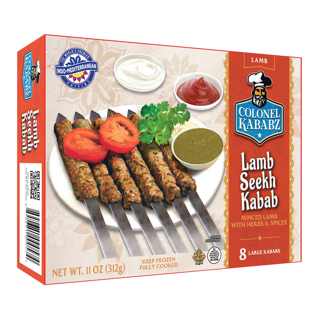 Colonel Kababz Lamb Seekh Kababs - Shop Entrees & Sides At H-E-B