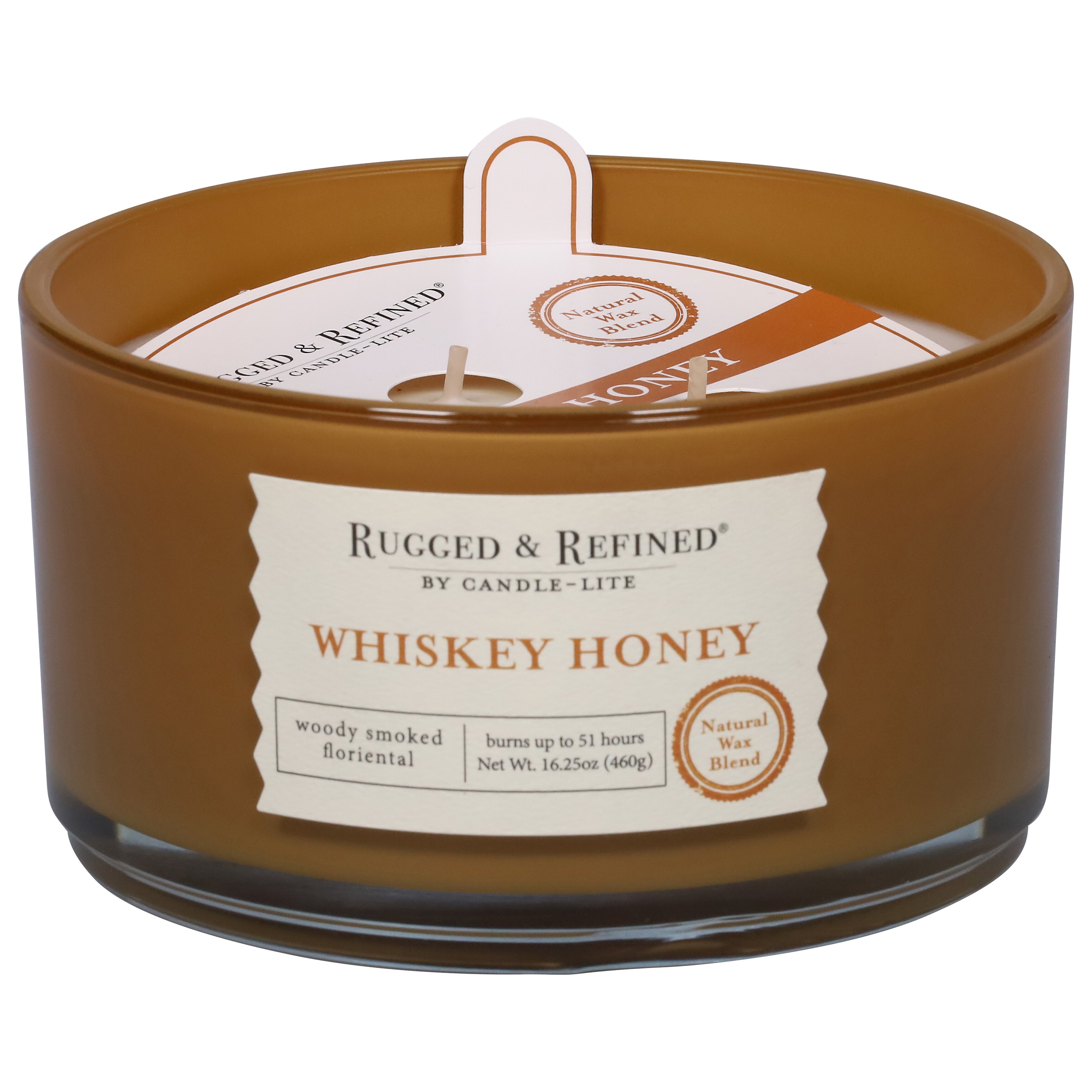 Rugged & Refined Whiskey Honey Scented Candle Shop Candles at HEB