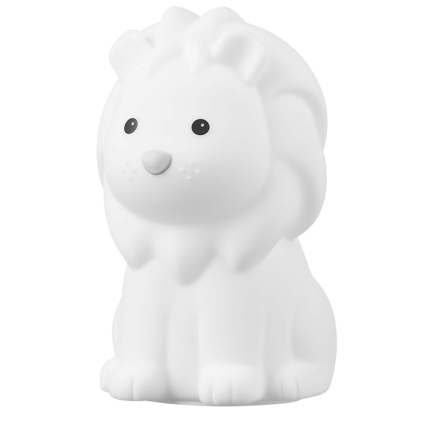 Globe Squish Leo Lion Silicone Color Changing Light; image 2 of 2