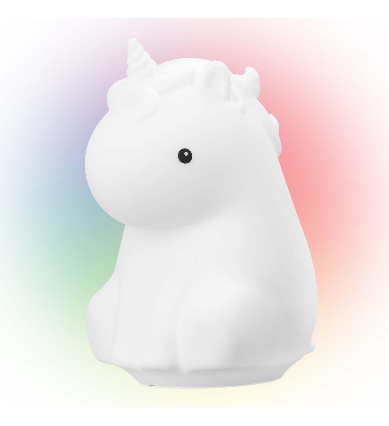 Globe Squish Emma Unicorn Silicone Color Changing Tap Light Shop