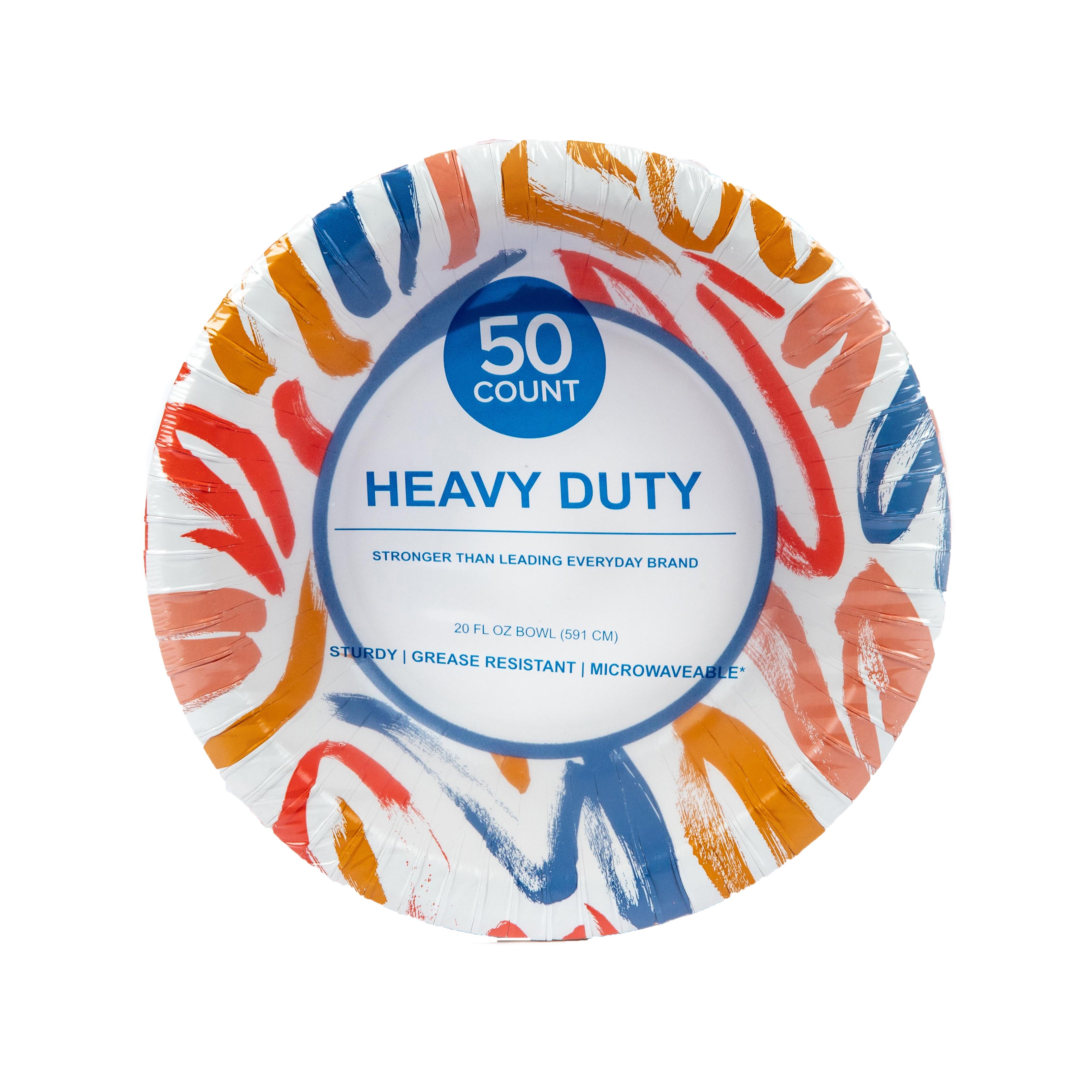 SOLO HEAVY DUTY PAPER BOWLS 20 OZ 28 CT - disposable cutlery