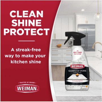 Weiman Citrus Scent Quartz & Stone Clean & Shine Spray, 16 oz