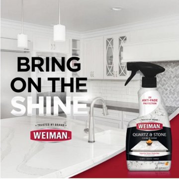 Weiman Citrus Scent Quartz & Stone Clean & Shine Spray, 16 oz