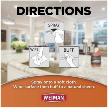 Weiman Granite & Stone Polish Spray, 24 oz