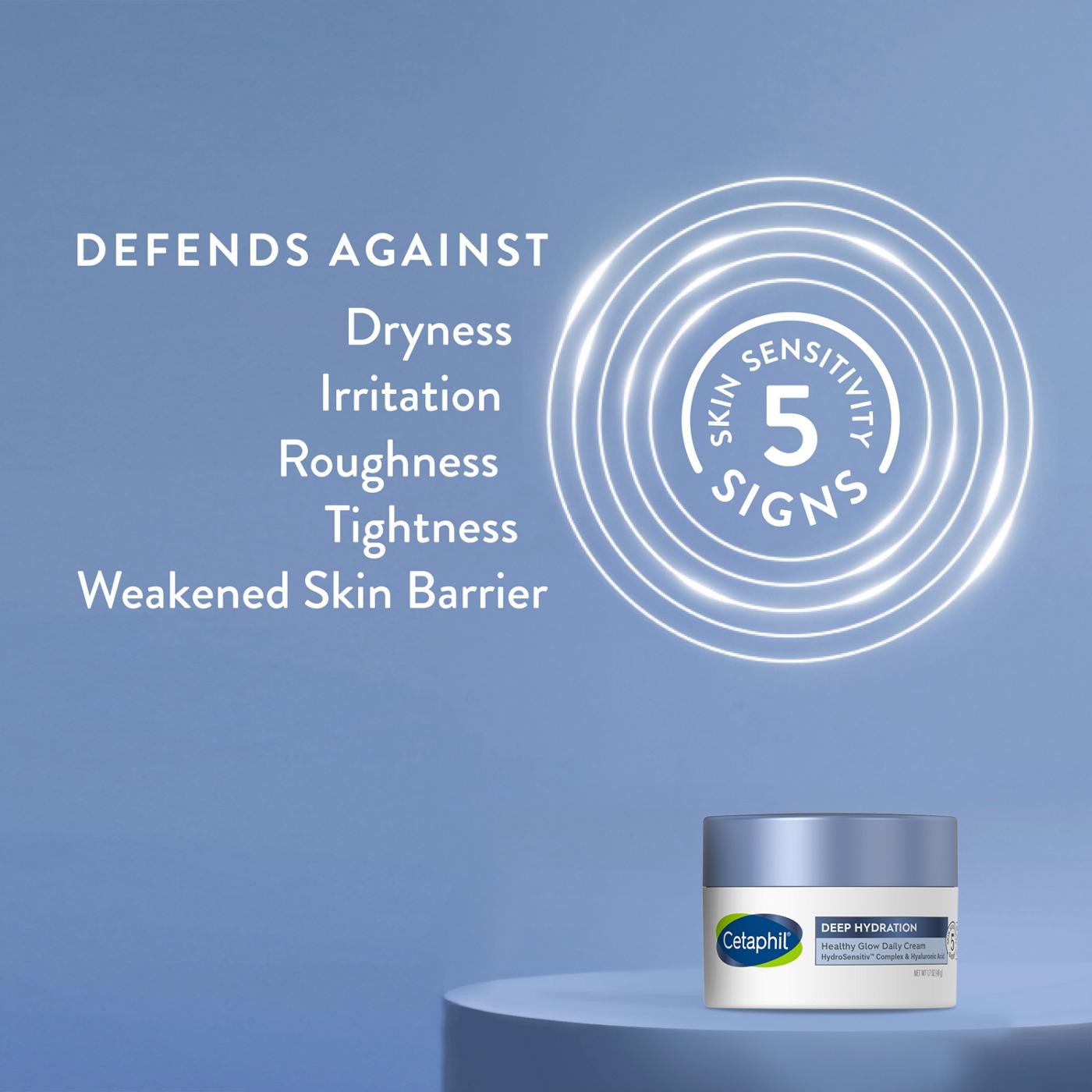 Cetaphil Sensitive Skin Deep Hydration Healthy Glow Daily Face Moisturizer; image 10 of 10