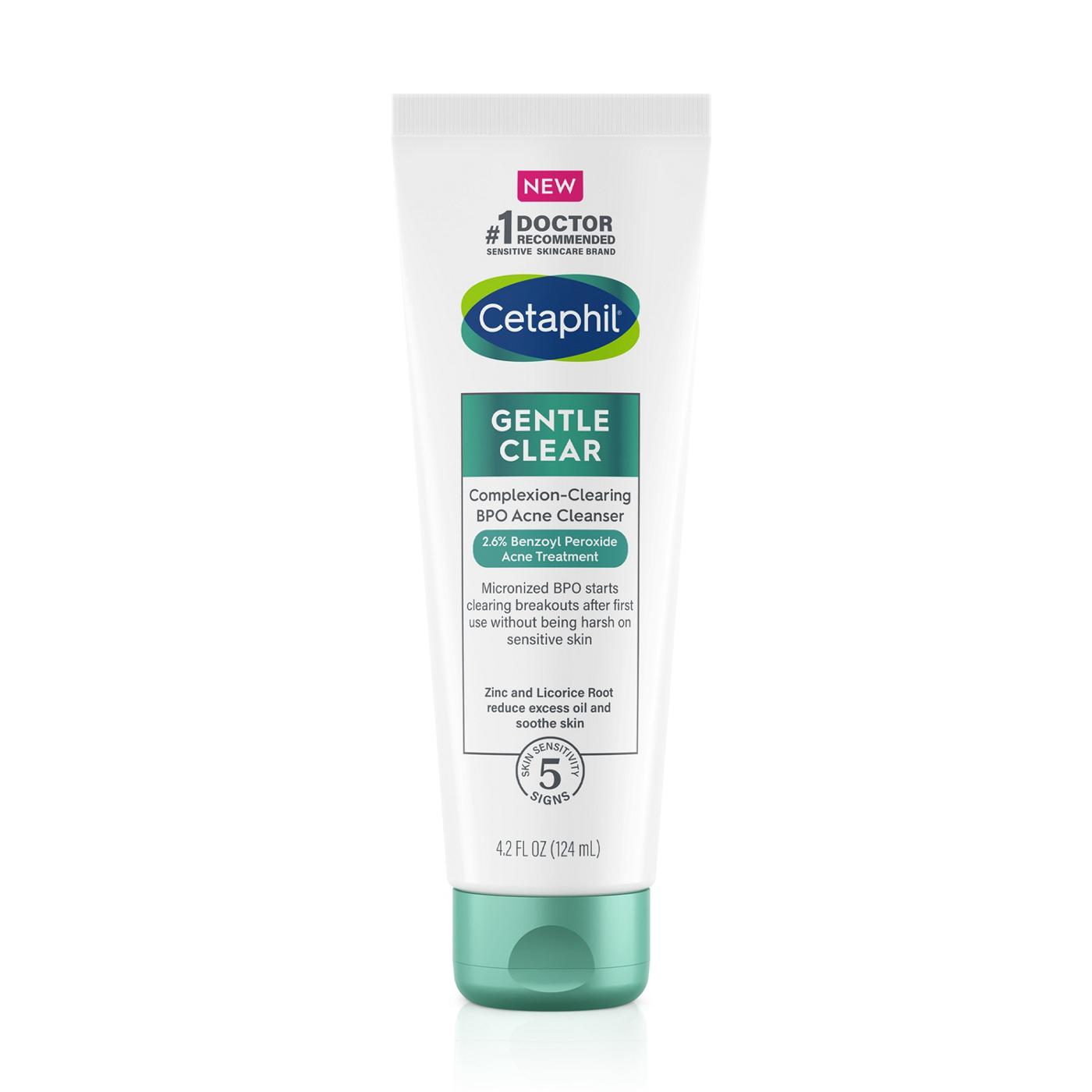 Cetaphil Gentle Clear Complexion-Clearing BPO Acne Cleanser; image 1 of 4