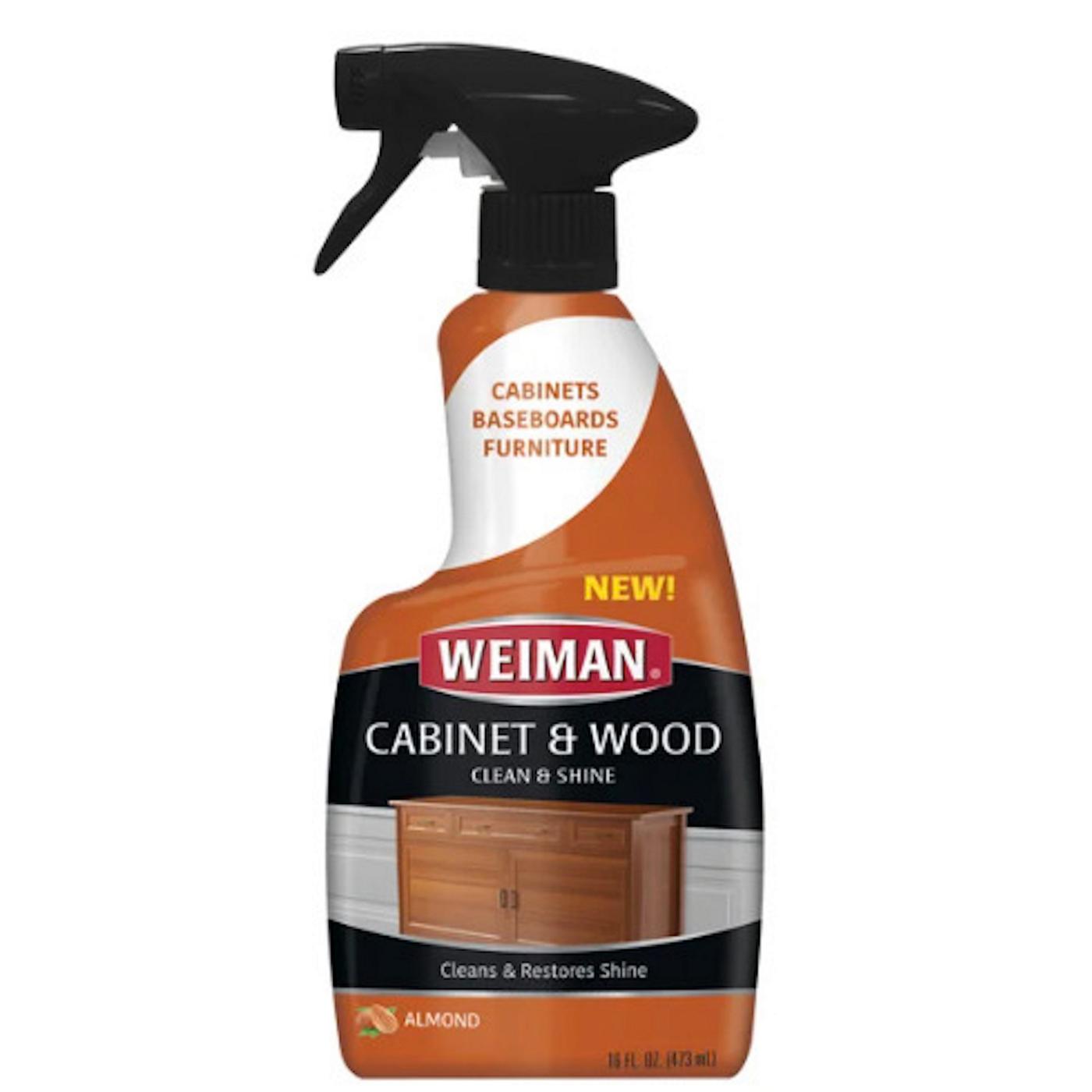 Weiman Almond Scent Cabinet & Wood Clean & Shine Spray; image 1 of 5
