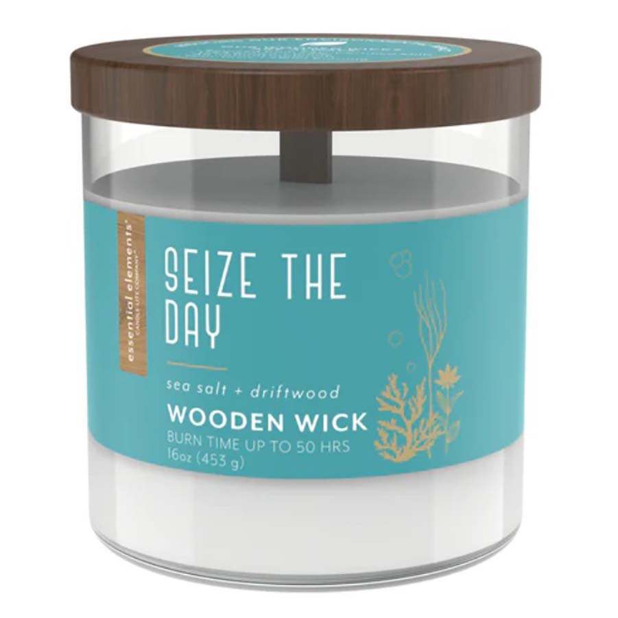 Essential Elements by CandleLite Seize The Day Scented Wooden Wick