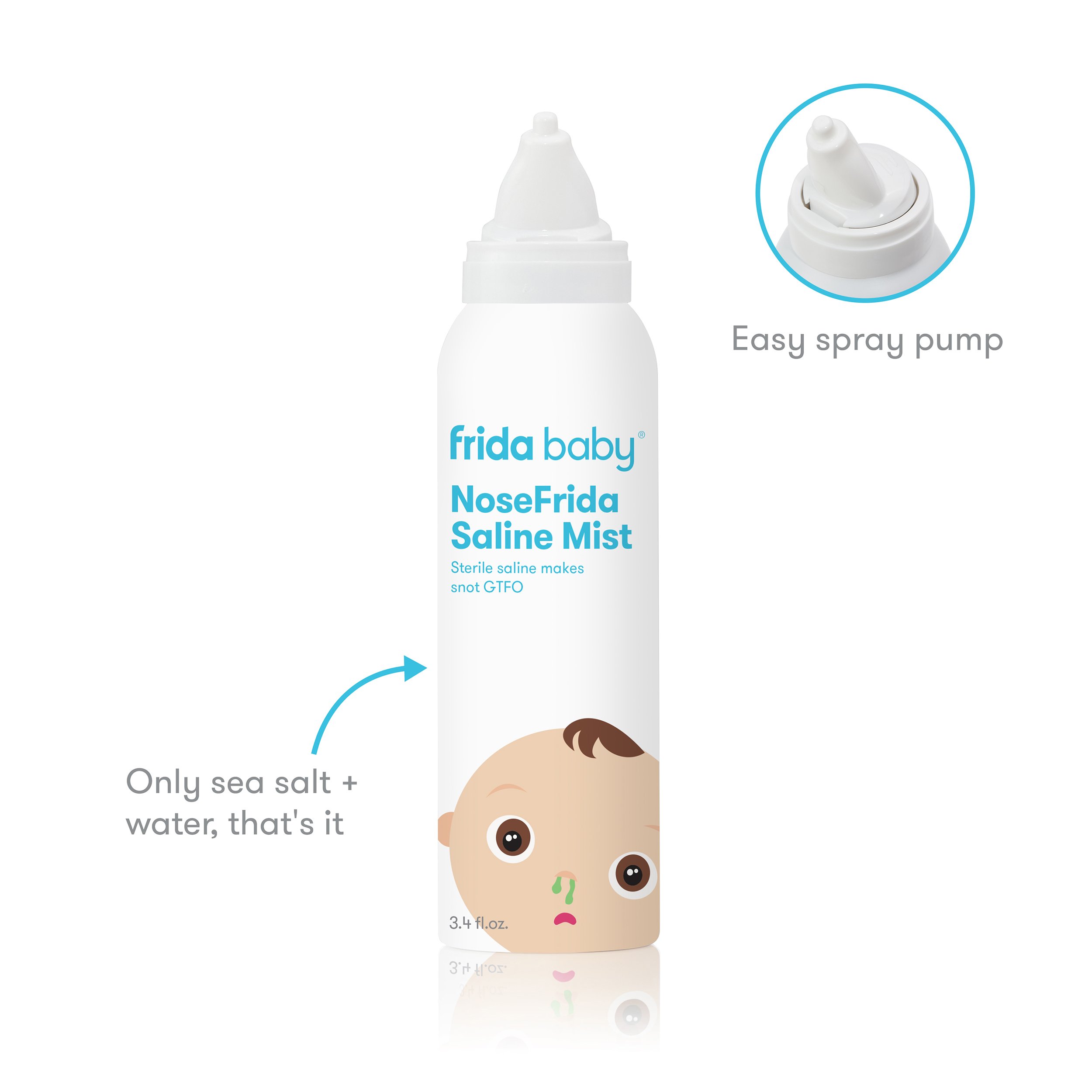 Saline Kit Snotsucker Nasal Aspirator - by Frida Baby