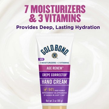 Gold Bond Age Renew Crepe Corrector Hand Cream 3oz