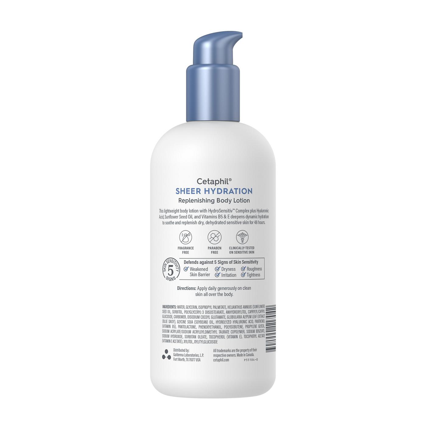 Cetaphil Sheer Hydration Replenishing Body Lotion Shop Body Lotion at