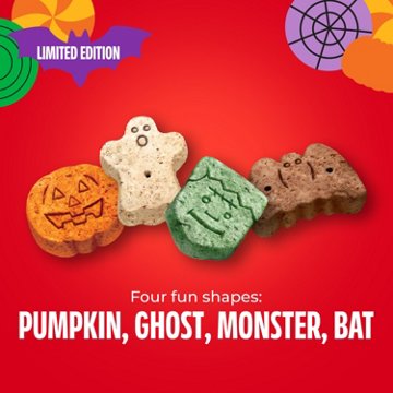Milk Bone Spooky Biscuits Halloween Dog Treats Pail, 24 oz
