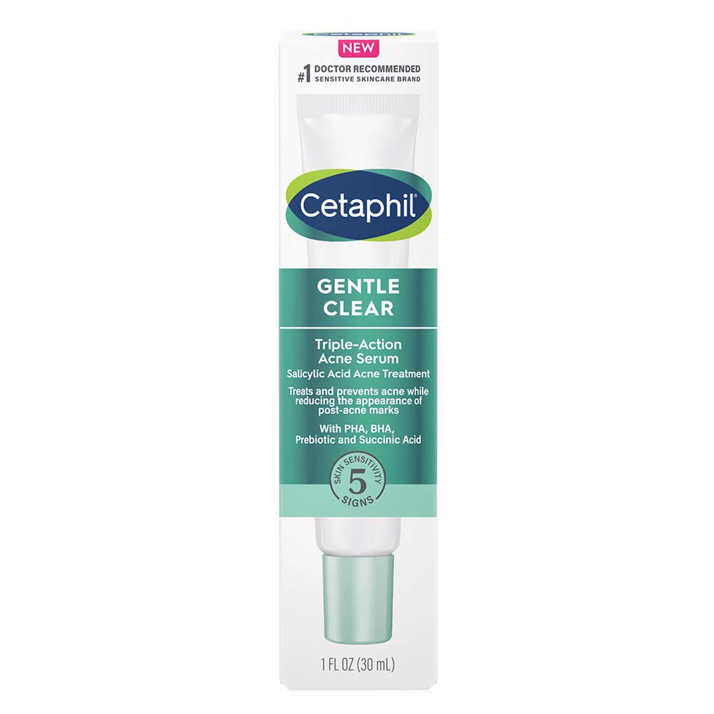 Cetaphil Gentle Clear Triple Action Acne Serum Shop Facial Cleansers 