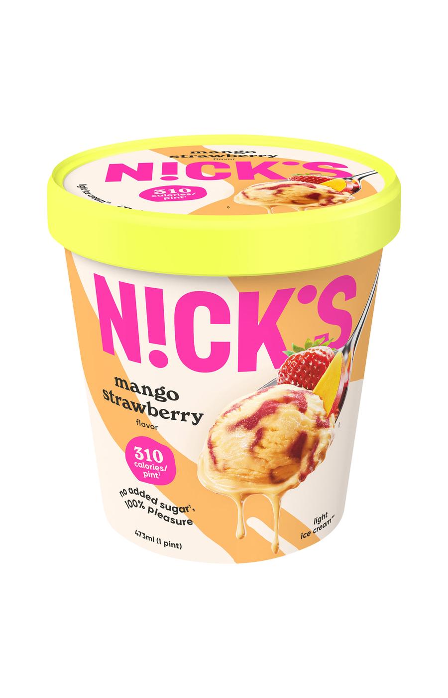 Nick's Mango Strawbar Swedish-Style Light Ice Cream - Shop Ice cream at ...
