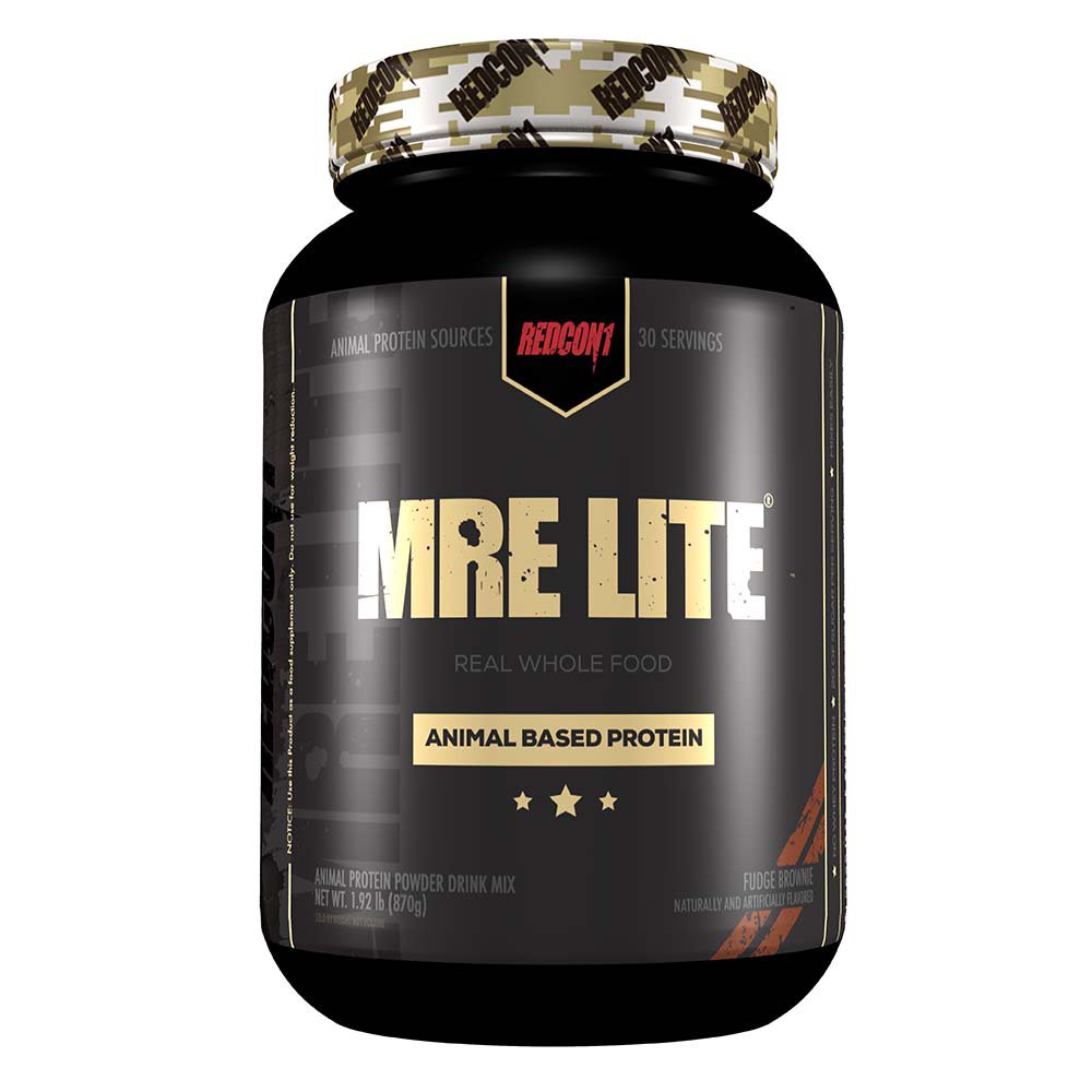 Redcon1 MRE Lite Animal Based Protein Fudge Brownie, 1.92 lb