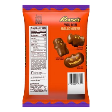 Reese's Snack Size Peanut Butter Shapes Halloween Candy