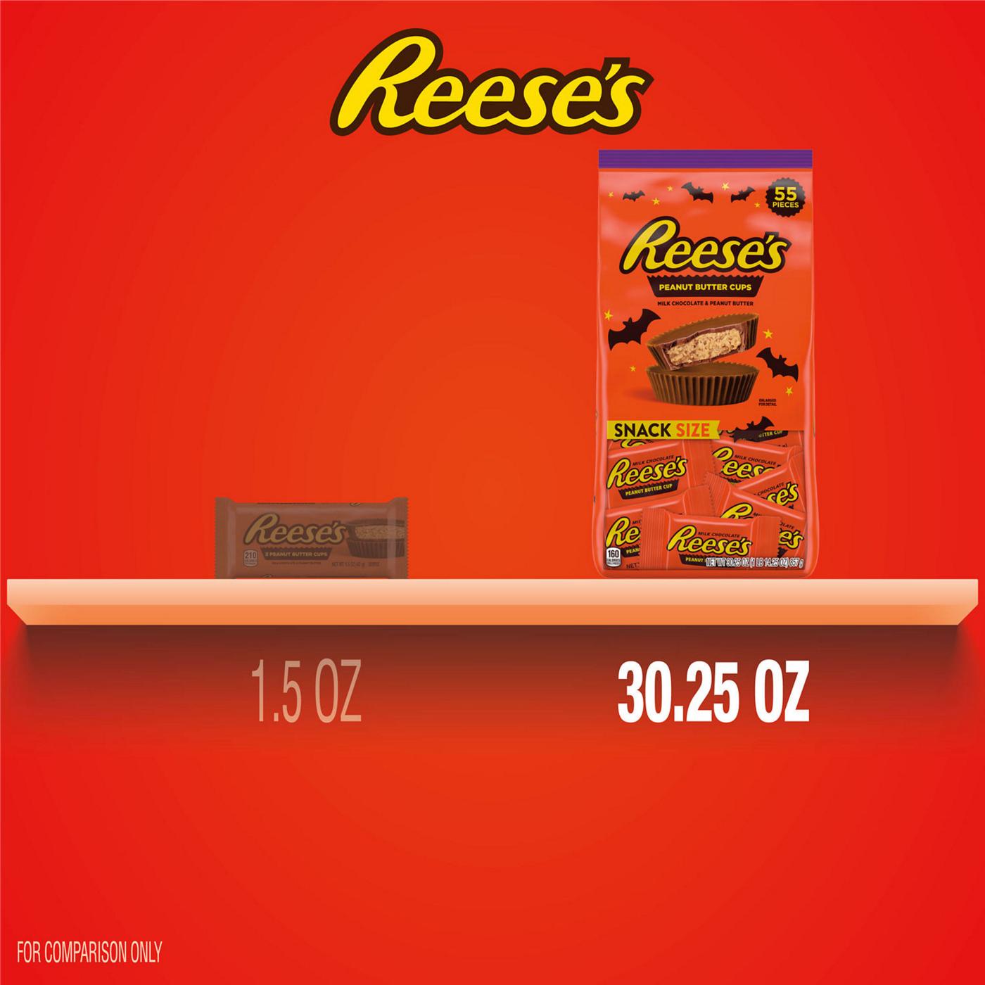 Reese's Milk Chocolate Peanut Butter Snack Size Halloween Cups; image 6 of 8