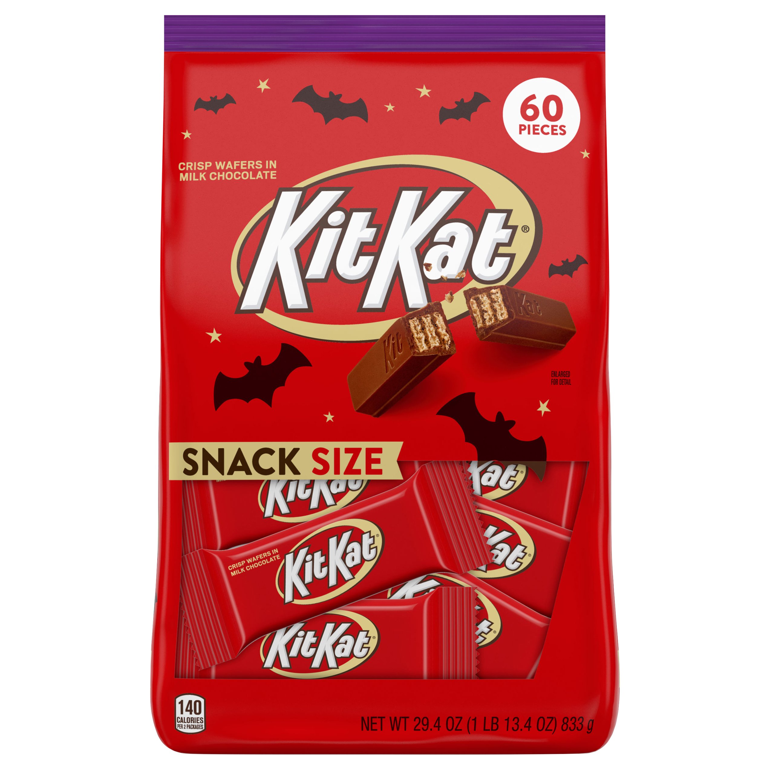 Kit Kat Milk Chocolate Snack Size Halloween Candy - Shop Candy at H-E-B