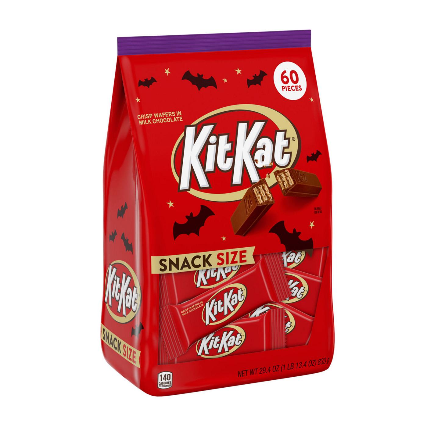 Kit Kat Milk Chocolate Snack Size Halloween Candy; image 2 of 8