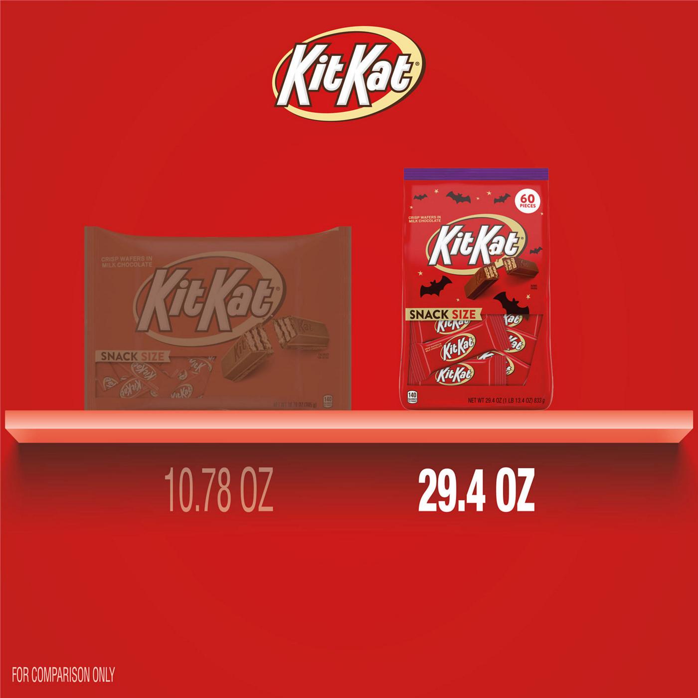 Kit Kat Milk Chocolate Snack Size Halloween Candy; image 5 of 8