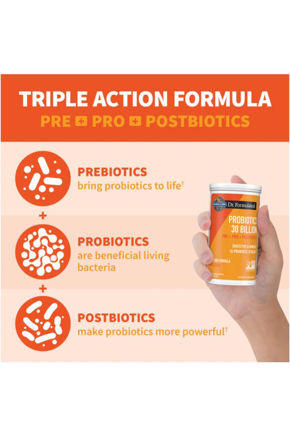 Garden of Life Dr. Formulated Probiotics 30 Billion Capsules; image 3 of 5