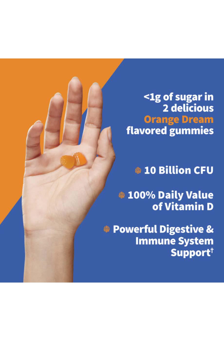 Garden of Life Dr. Formulated Probiotics 10 Billion Orange Dream Gummies; image 4 of 4